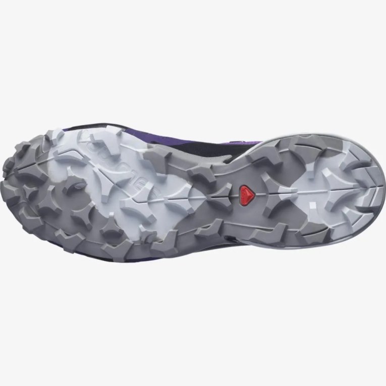 Tenis Senderismo Salomon Cross Hike GTX Mujer Morados Negros | MX LHFI518